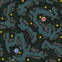 Barrowgate — 96×96 Cave battlefield with 2 start locations