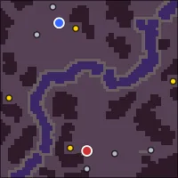 Gloomcauseway — 128×128 Gloom battlefield with 2 start locations