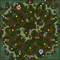 Irondeeps — 172×172 Swamp battlefield with 8 start locations